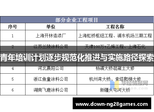 青年培训计划逐步规范化推进与实施路径探索